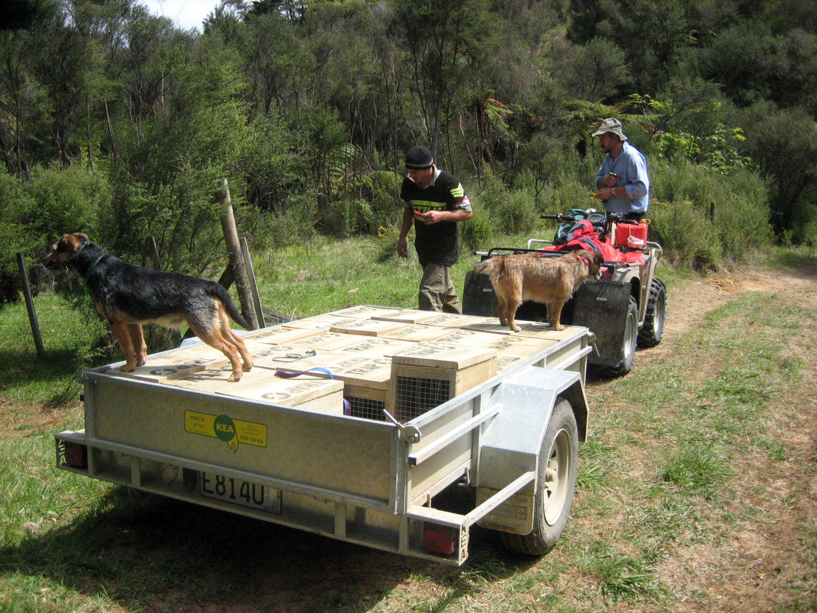 Early trap line deployment, 2006.