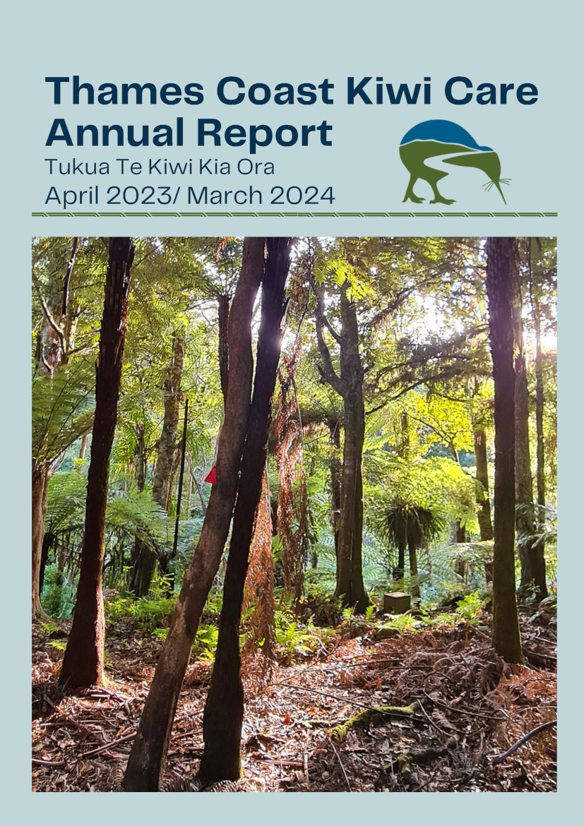 Thames Coast Kiwi Care Annual Report 2023/24